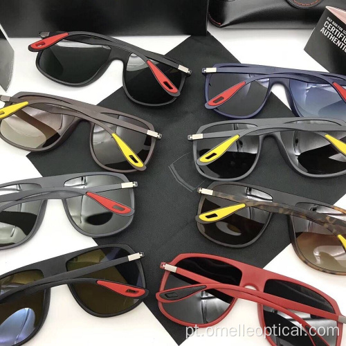 Óculos de sol UV400 polarizados do quadro do metal para homens